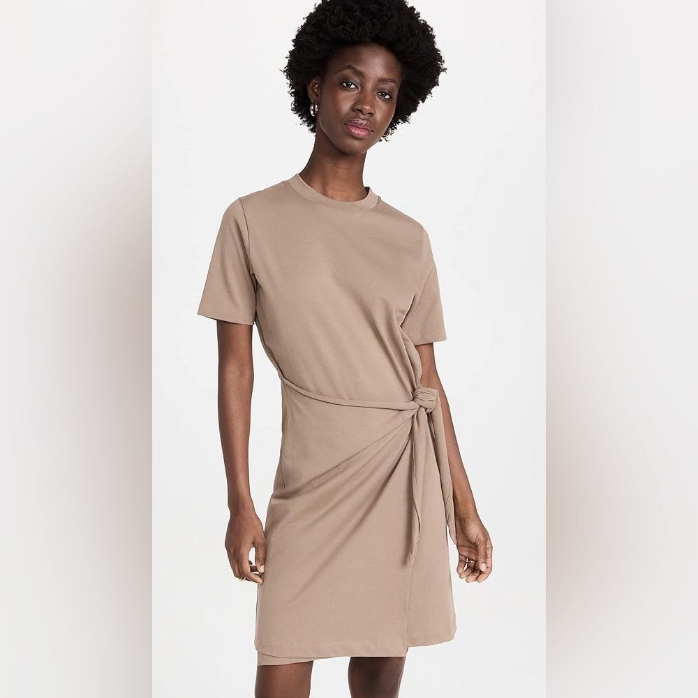 Vince Short Sleeve Side Tie Dress XL